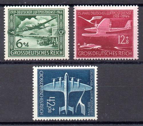 Alemania Imperio N&ordm; Yvert A 59/61<br />
&nbsp;N&ordm; Michel 866/68 (**)